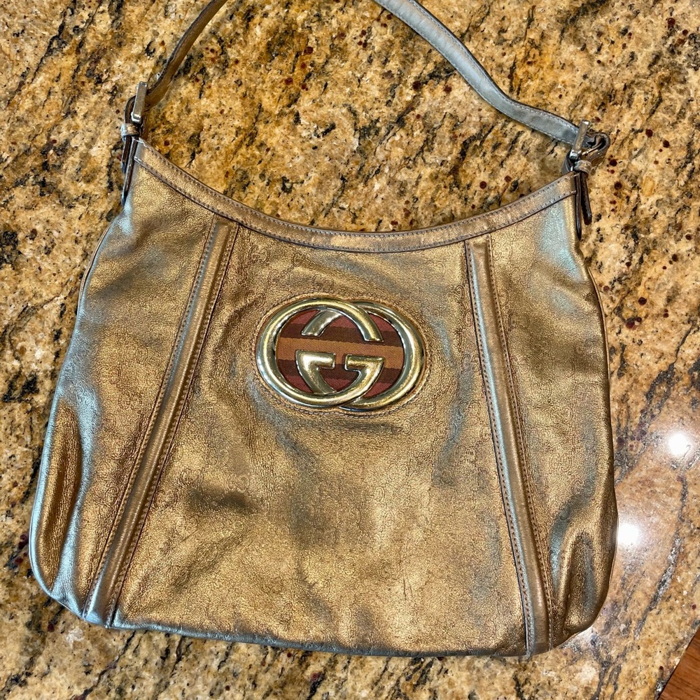 Gucci Gold Bag